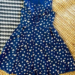 Disney Minnie Mouse Silhouette Printed Dress